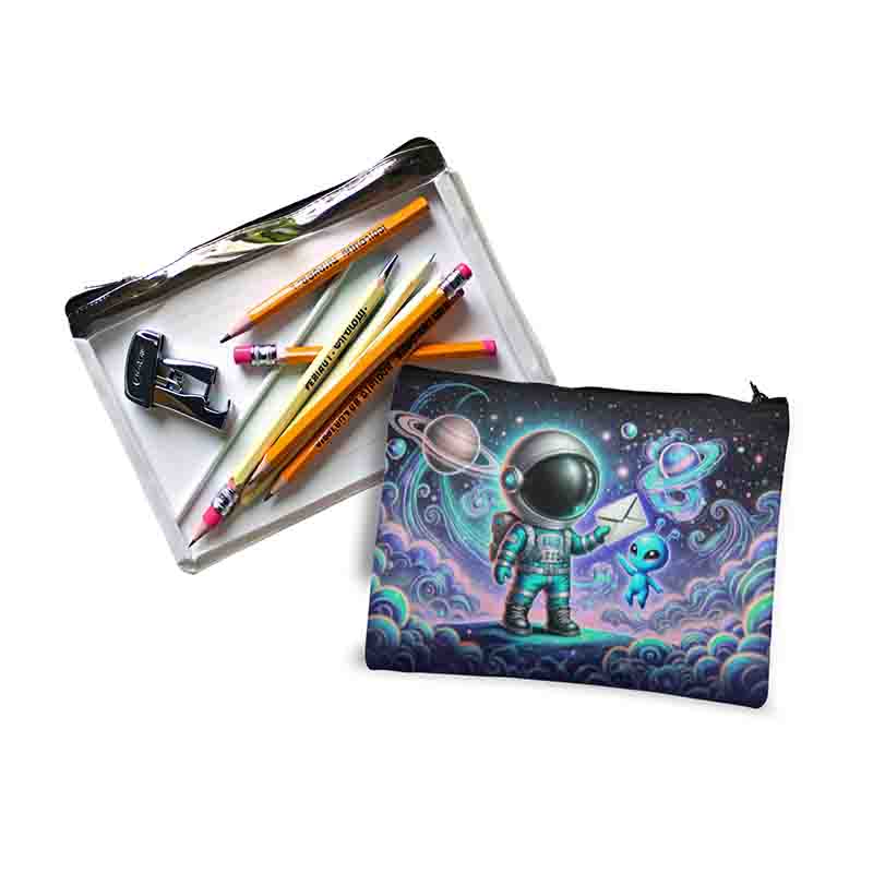 Cosmetiquera de astronauta bonitas y coloridas Mod.Correo Espacial