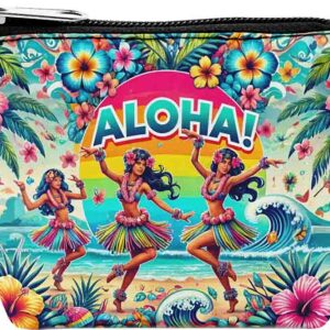 Monederos temática hawaiana Mod.Danza Aloha