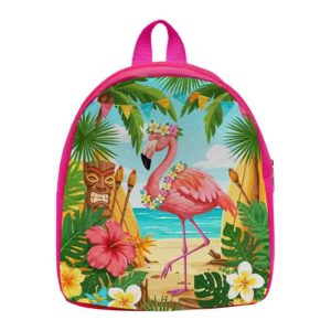 Mochilitas para dulceros fiesta temática hawaiana Mod.Flamingo