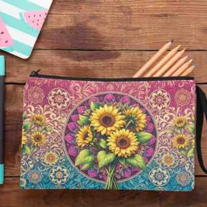 Bolso de girasoles bonitos regalos recuerdos fiesta Mod.Fulgor Floral