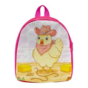 Mochilitas para dulceros fiestas vaqueras  Mod. Gallinita Pop