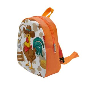Mochilas niña vaquera dulceros para cumpleaños Mod. Gallito Vaquero