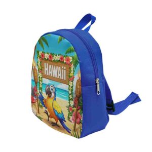 Mochilas para dulceros temática hawaiana Mod.Guacamaya