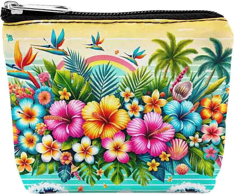 Monederos fiesta hawaiana Mod.Jardín Aloha - Imagen 2