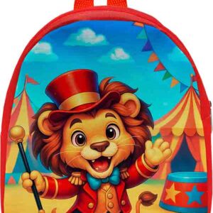 Dulceros temática circo mochilas para cumpleaños Mod. Leoncito Maestro