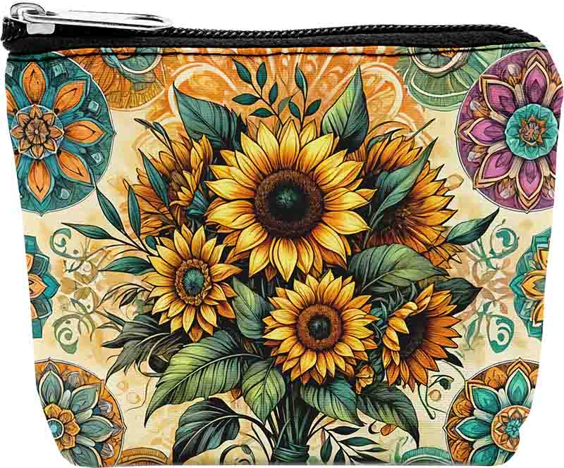 Monederos fiesta girasoles Mod.Mandala Viva - Imagen 2