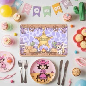 Mantel individual fiesta vaquera Mod.MiniSheriff