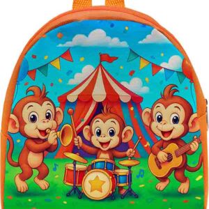 Dulcero circo mochila bolo para fiesta infantil Mod. Mono Banda