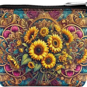 Monederitos fiesta temática girasoles Mod.Oro Floral