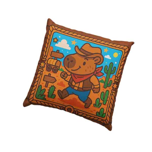 Cojines para cama de capibara infantil Mod.Pequeño Sheriff - Image 3