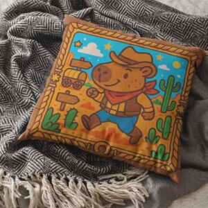 Cojines para cama de capibara infantil Mod.Pequeño Sheriff