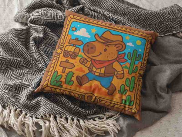 Cojines para cama de capibara infantil Mod.Pequeño Sheriff