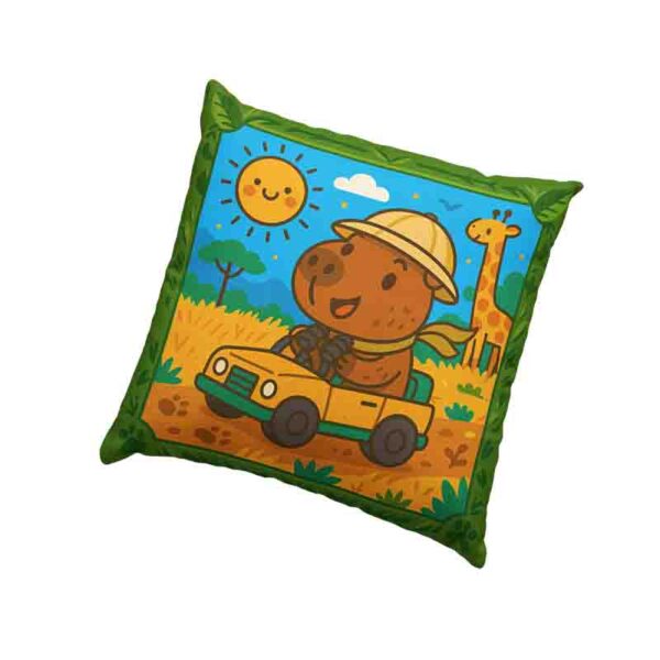 Cojines infantiles de capibara decoración Mod.Safari Capibara - Image 3