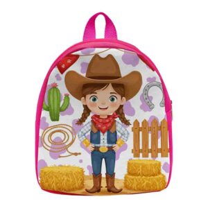 Mochilas para fiesta de niñas dulceros de vaquerita  Mod. Sheriffita