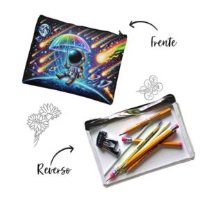 Cosmetiquera infantil fiesta temática de astronauta Mod.Tormenta Galáctica