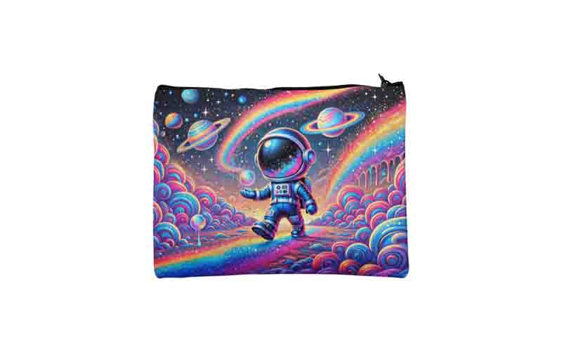 Cosmetiquera para fiesta temática astronauta Mod.Universo Dulce