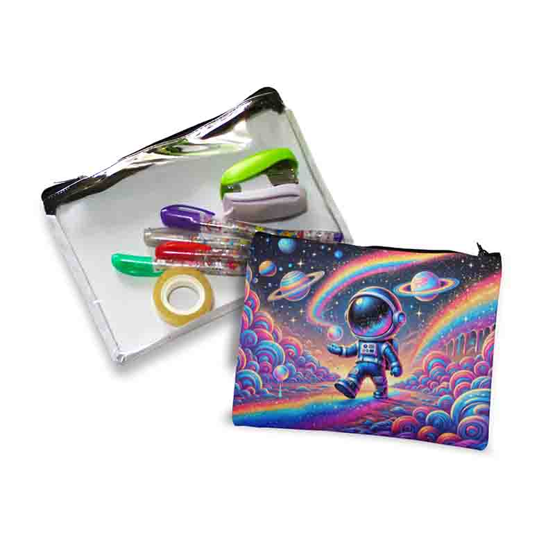 Cosmetiquera para fiesta temática astronauta Mod.Universo Dulce - Imagen 2