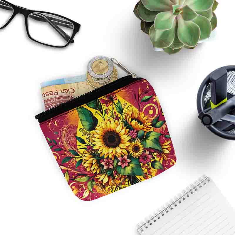 Monederos recuerdo fiesta girasol Mod.Verano