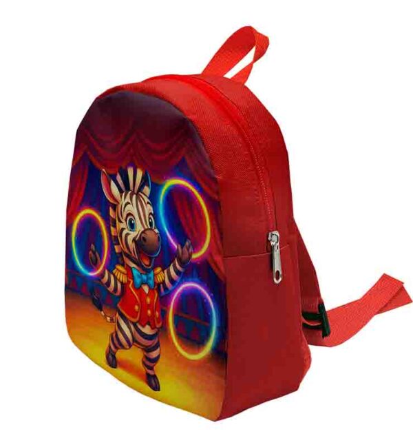 Dulceros para fiestas mochilas temática de circo Mod. Zebra Pop - Image 2