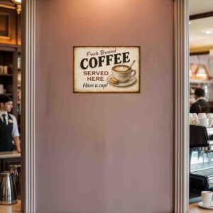 Placas Decorativas Decoración Cafetería Mod. 2
