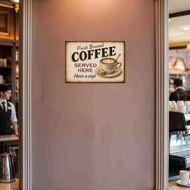 Placas Decorativas Decoración Cafetería Mod. 2