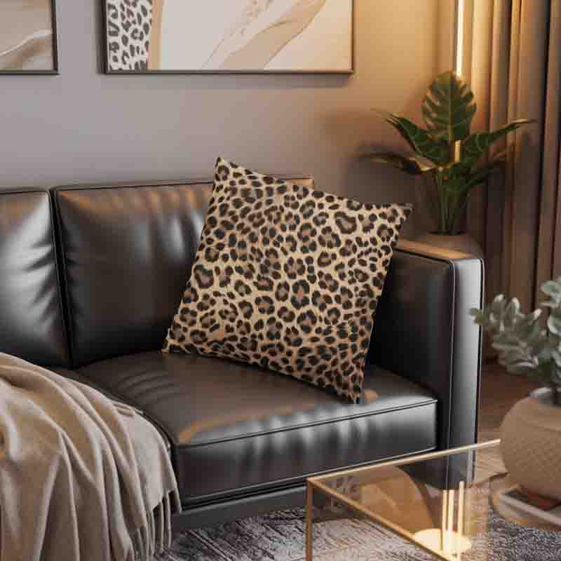 Fundas Para Cojines De Sala Animal Print Leopardo Mod. 1 - Imagen 2