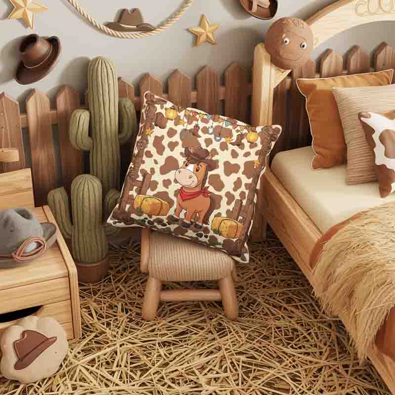 Cojines decorativos con temática vaquera Mod. Caballito Vaquero - Imagen 3