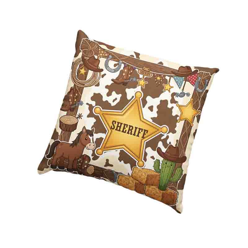 Cojines vaqueros decorativos para niños Mod. Estrella del oeste - Imagen 3