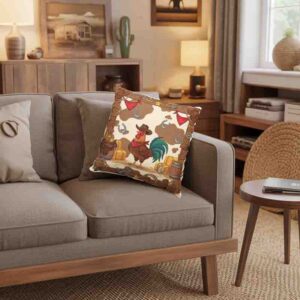 Cojines para cama estilo vaquero Mod. Gallo Vaquero