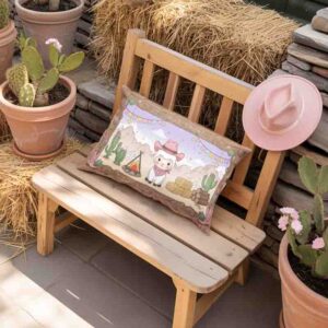 Fundas decorativas para almohadas Mod. Pastorcita vaquera