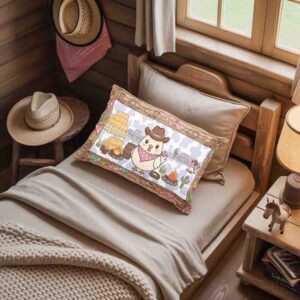 Funda para almohada larga Mod. Pollita rodeo