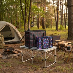 Set De 2 Bolsas De Compras O Mandado Reutilizables De Lona