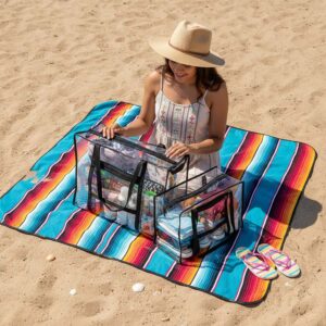 Set de Bolsos De Plástico Transparente De Compras 2pz