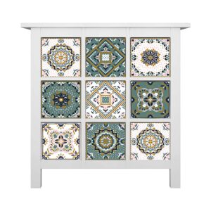 Azulejos Adhesivos 40 Pz 10x10 Cm Mosaicos Cocina Mod. Nepal