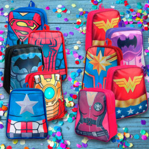 Pack de 10 Mochilas Bolos Dulcero Super Heroes