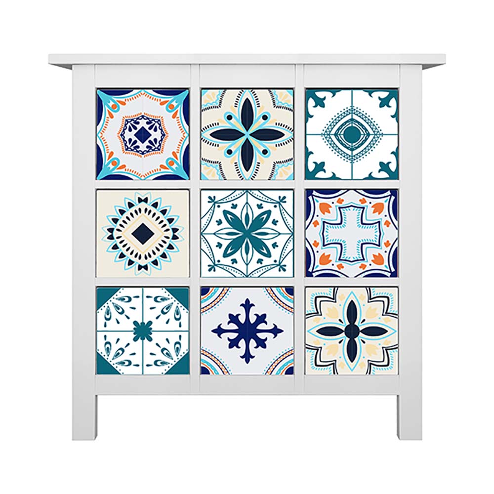 40 Pz Vinil Decorativo Para Muebles 10x10 Cm Mod Toledo Edicion - Imagen 6