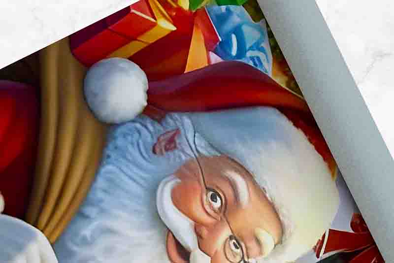 Decoración Navidad adornos festivos elegantes Santa Claus - Imagen 4
