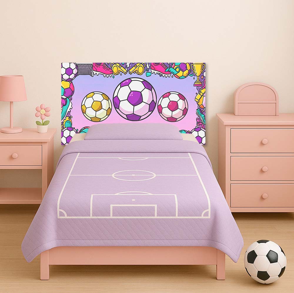 Cabeceras de futbol para niñas Fuerza Futbolera