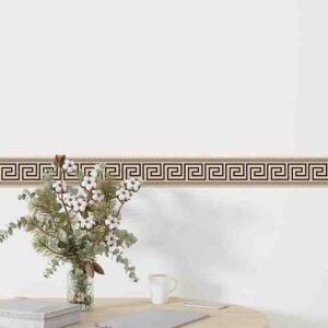 Cenefa Decorativa Adhesiva Estilo Griego Clásico en Vinil
