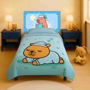 Cabecera individual capibara para niñas recámara Sueño Capi