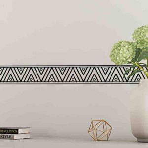 Cenefas Vinil Adhesiva Moderna para Decorar Paredes Étnicos Minimalistas