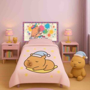 Cabeceras capibara para camas de niñas juveniles CapiArte