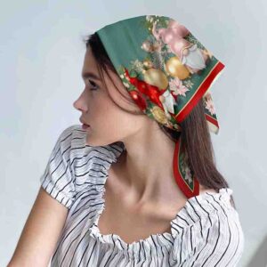 Mascadas navideñas mujer outfit chic para posada Gnomos del Bosque