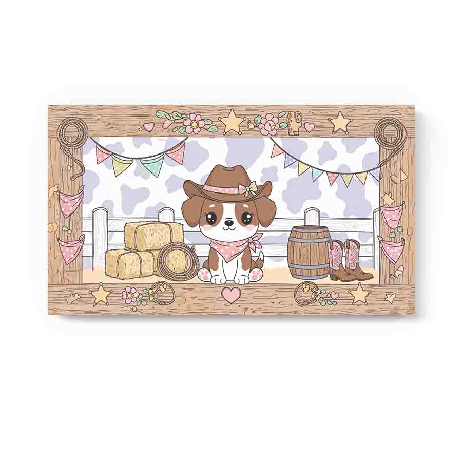 Cabeceras vaqueras para niñas estilo moderno Pequeño Sheriff - Imagen 2