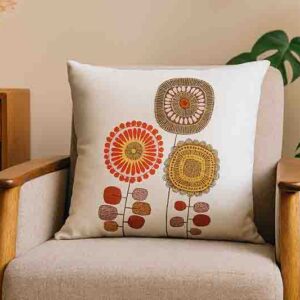 Fundas Decorativas Estilo Vintage Floral en Colores Cálidos Mod.2