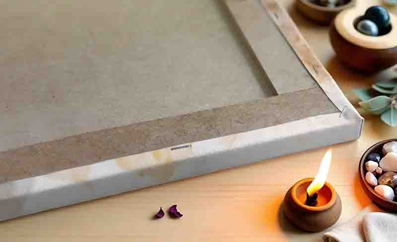Cuadro tríptico Canvas Buda Estilo Zen con Marco - Imagen 3
