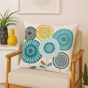 Fundas para cojines de sala Decorativas Floral Vintage Colorido Mod.1