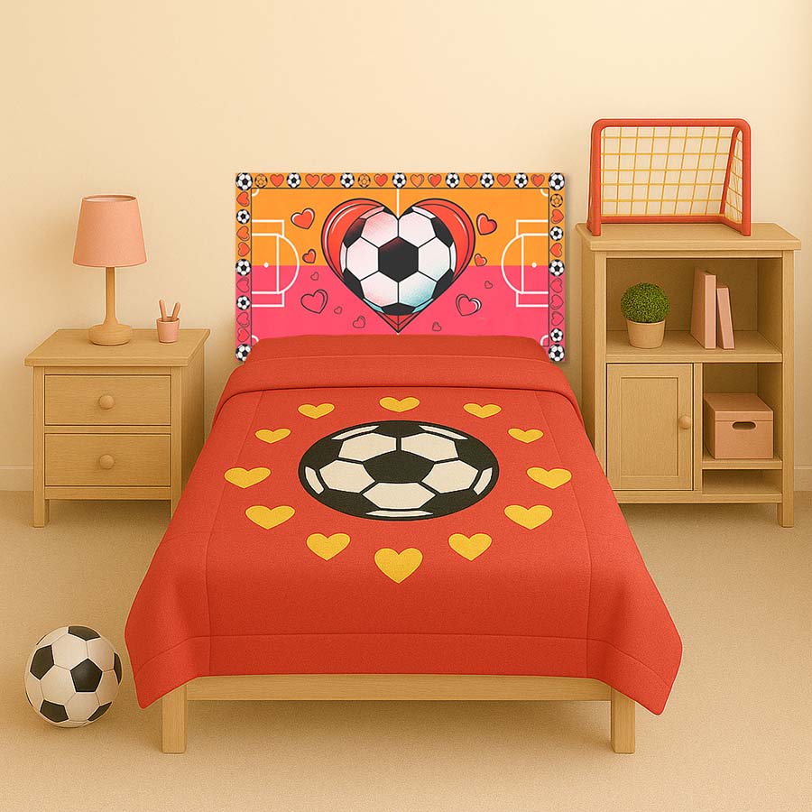 Cabecera individual futbol para niña cuarto juvenil Amor al Balón