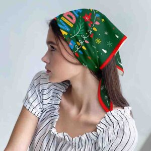 Bandanas mujer regalos para Navidad elegantes Alegría de Navidad