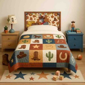 Cabeceras temáticas vaqueras para niños habitación Don Burrito